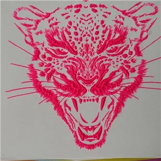 نسيج سيليكون الحبر